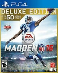 Sony Playstation 4 (PS4) Madden NFL 16 Deluxe Edition (Codes Redeemed) [In Box/Case Complete]